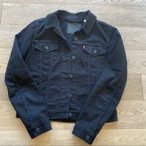 Levi's Black Trucker Denim Jacket